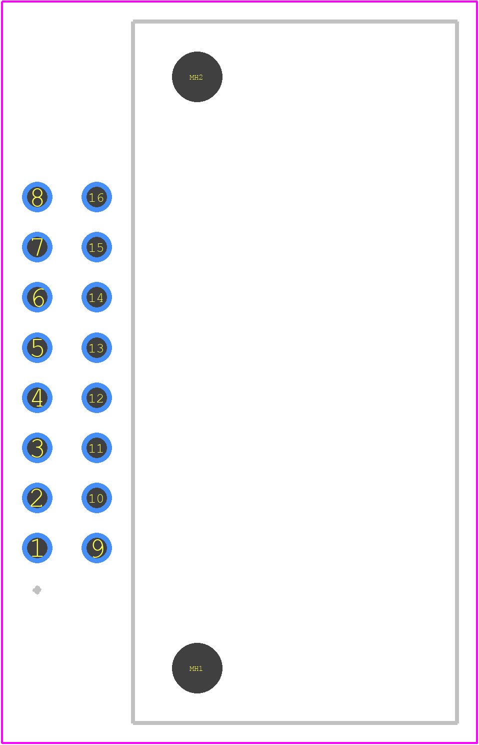 966870-1 - TE Connectivity PCB footprint - Other - Other - 966870-1-1