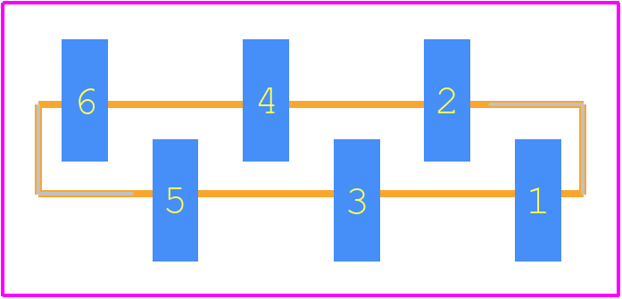 1241150-6 - TE Connectivity PCB footprint - Other - Other - 1241150-6-2