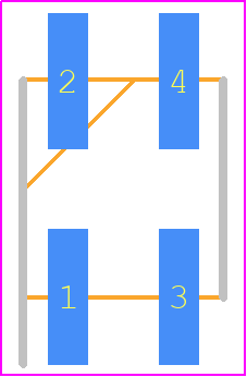 5-147292-3 - TE Connectivity PCB footprint - Header, Unshrouded - Straight SMD Pin - Header, Unshrouded - Straight SMD Pin - 1241050-2
