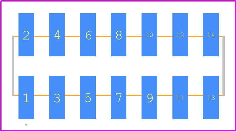 5-147292-1 - TE Connectivity PCB footprint - Other - Other - 5-147292-1-2
