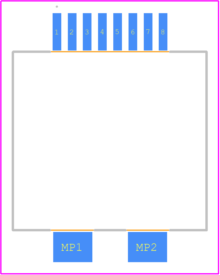 1433900000 - Weidmüller PCB footprint - Other - Other - 1433900000-7