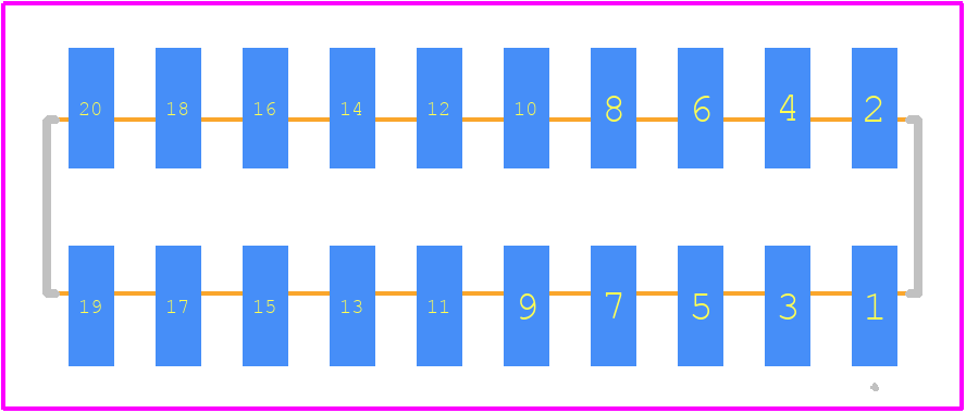 SMM-110-02-S-D-P - SAMTEC PCB footprint - Other - Other - SMM-110-02-S-D-P-2