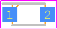 SMF33A - LITTELFUSE PCB footprint - Small Outline Diode Flat Lead - Small Outline Diode Flat Lead - SMF33A