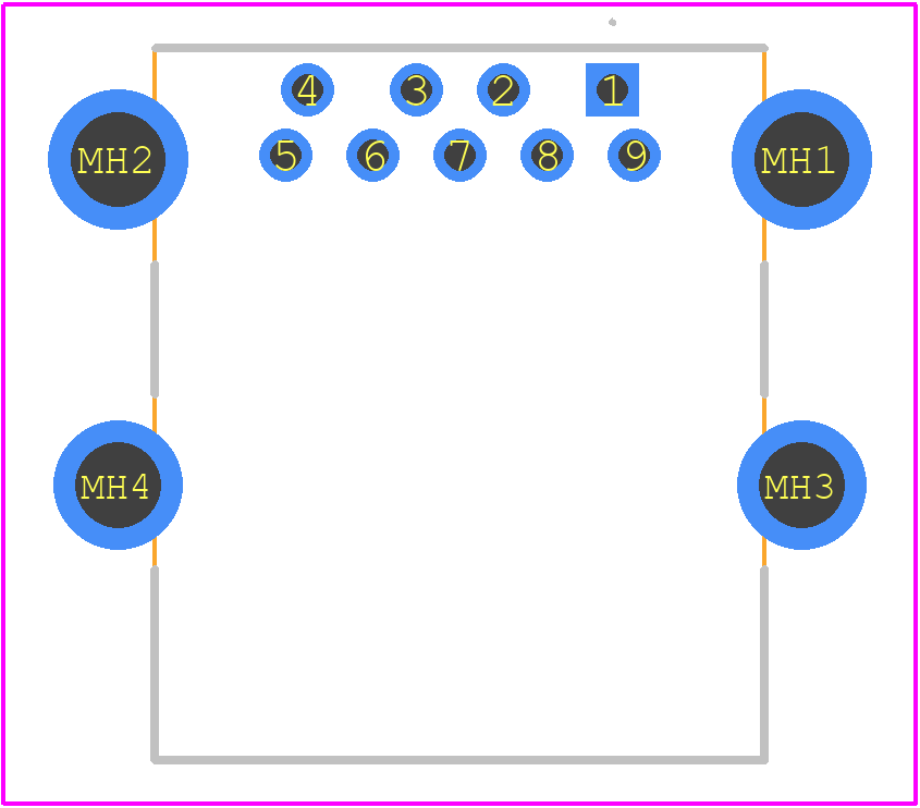 0483950003 - Molex PCB footprint - Other - Other - 0483950003-1
