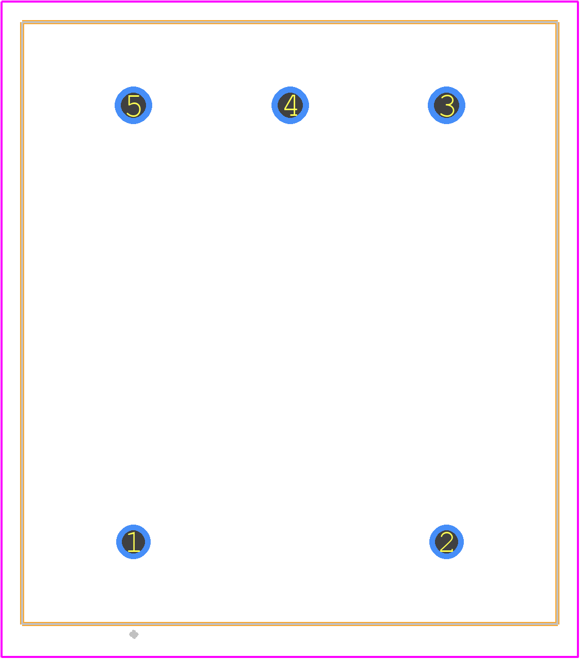 LV 20-P - LEM PCB footprint - Other - Other - LV 20-P