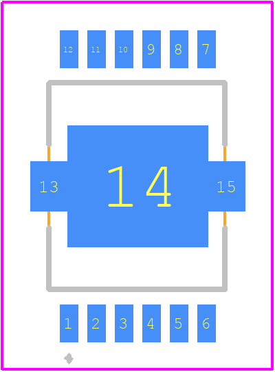 TLE9201SGAUMA1 - Infineon PCB footprint - Other - Other - PG-DSO-12-9_6.4x7.5