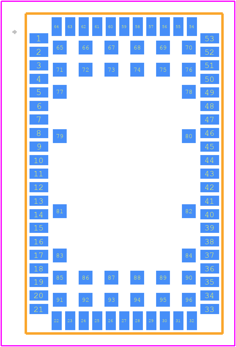 SARA-R404M-00B - u-blox PCB footprint - Other - Other - SARA-G350