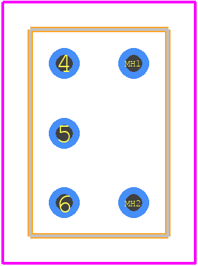 GW12LHP - NKK Switches PCB footprint - Other - Other - GW12LHP-2