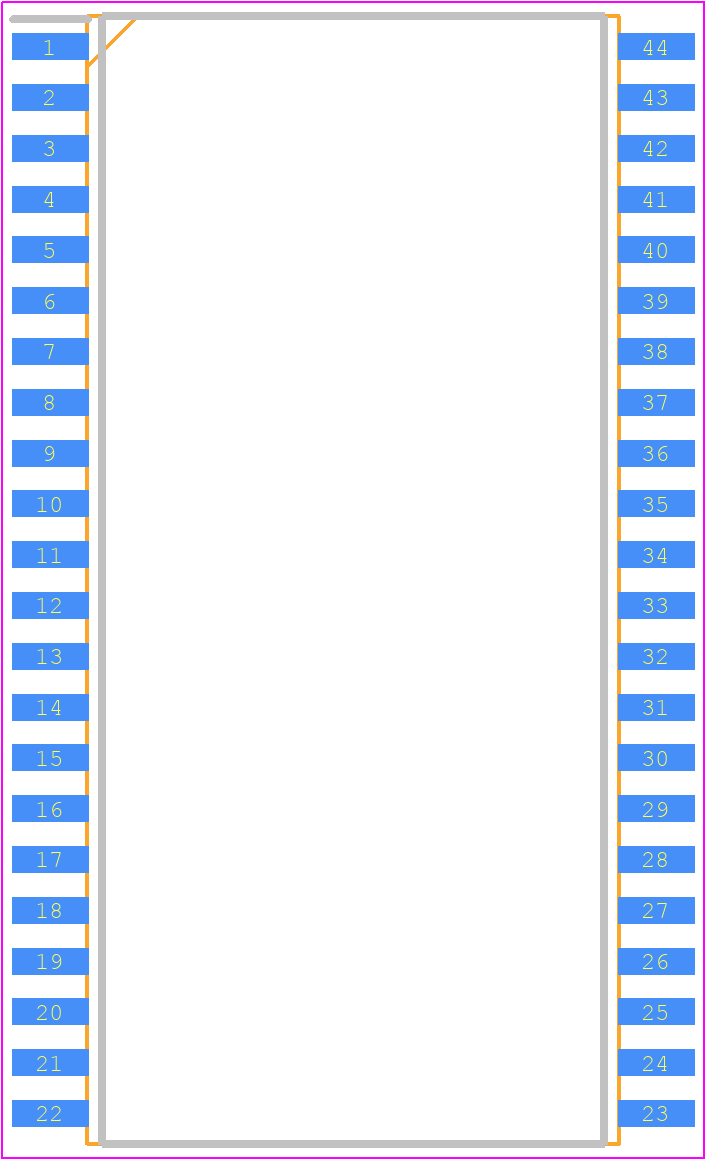 AM29F400AT-90SC - AMD PCB footprint - Small Outline Packages - Small Outline Packages - AM29F400AT-90SC