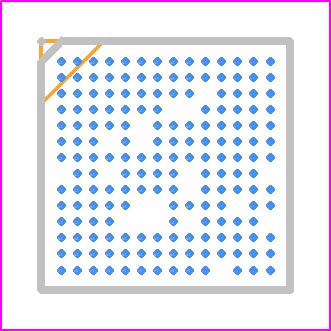 PM8916 - Qualcomm PCB footprint - BGA - BGA - 6.2 x 6.2 x 0.86 mm