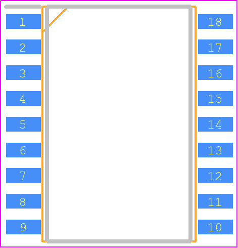 MIC2981/82YWM - Microchip PCB footprint - Small Outline Packages - Small Outline Packages - MIC2981/82YWM-1