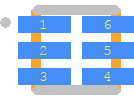 TSL25721FN - ams OSRAM PCB footprint - Other - Other - FN