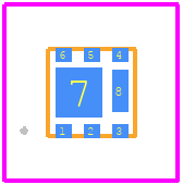 STL4P2UH7 - STMicroelectronics PCB footprint - Other - Other - PowerFLAT™ 2x2_2025