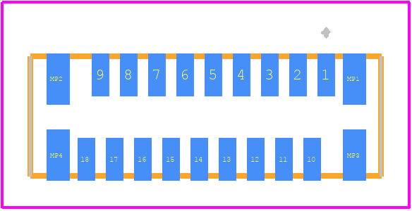 FH12-18S-0.5SVA(54) - Hirose PCB footprint - Other - Other - FH12-18S-0.5SVA(54)-2