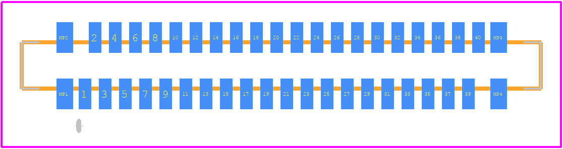 52559-4033 - Molex PCB footprint - Other - Other - 52559-4033-2