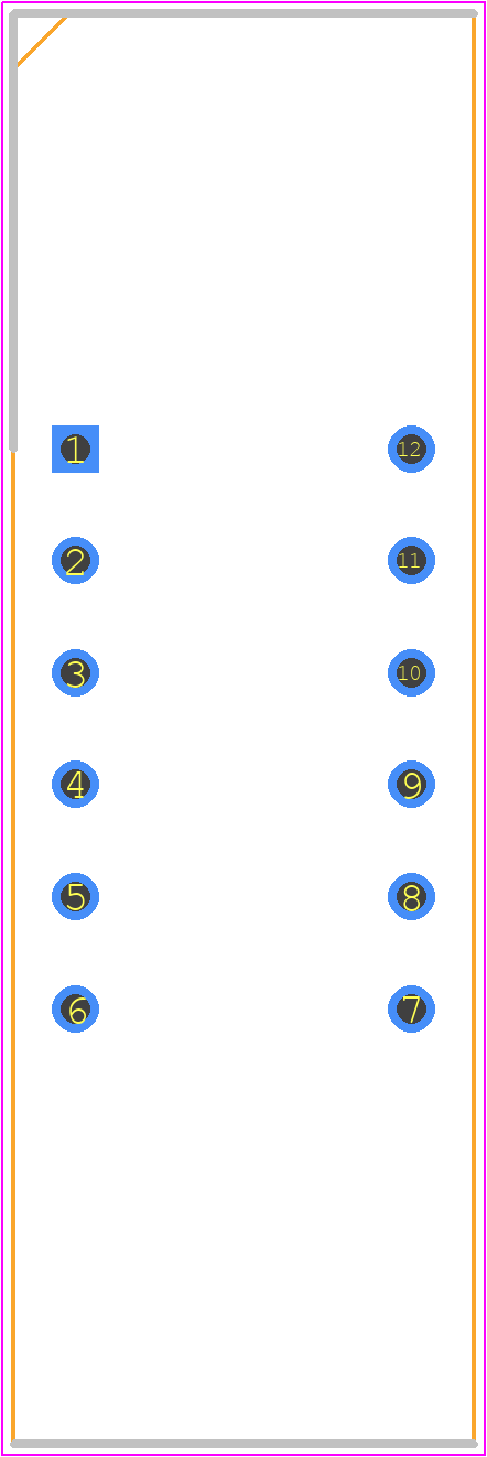 LDQ-M284RI - Lumex PCB footprint - Dual-In-Line Sockets - Dual-In-Line Sockets - LDQ-M284RI