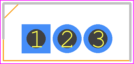 TIC206D - Bourns PCB footprint - Transistor Outline, Vertical - Transistor Outline, Vertical - TO-220