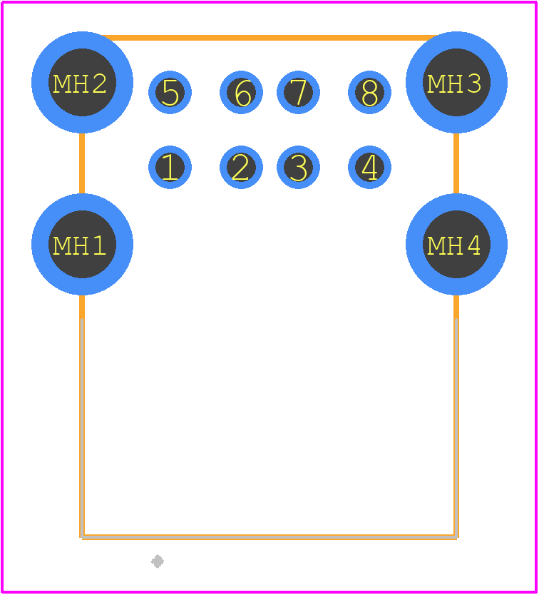5787745-2 - TE Connectivity PCB footprint - Other - Other - 5787745-2-1
