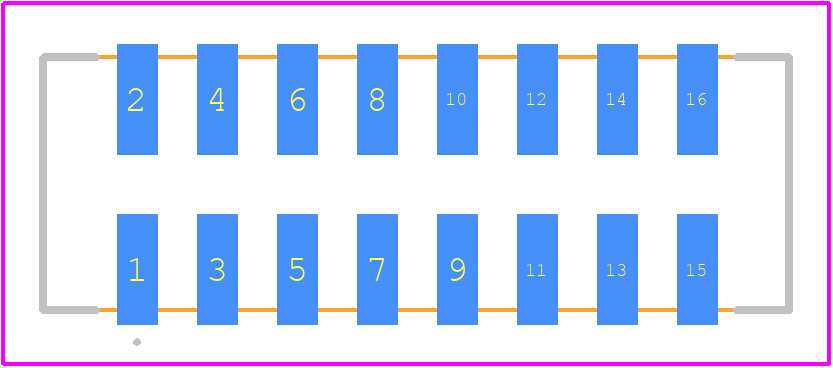 0878321614 - Molex PCB footprint - Other - Other - 0878321614-2