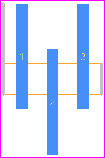 GEC03SABN-M30 - Sullins PCB footprint - Header, Unshrouded - Single Row Staggered SMD Pin - Header, Unshrouded - Single Row Staggered SMD Pin - GEC03SABN-M30