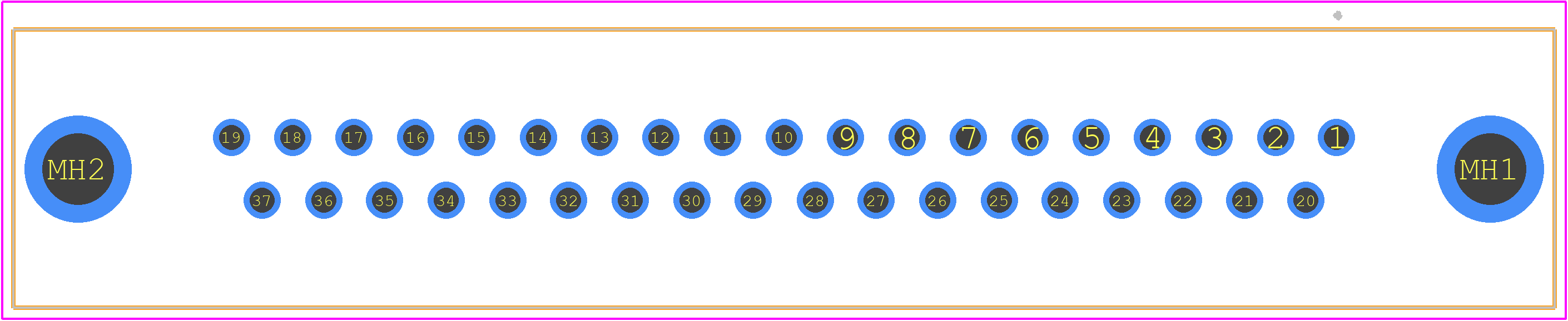 09644127240 - HARTING PCB footprint - Other - Other - 09644127240-1