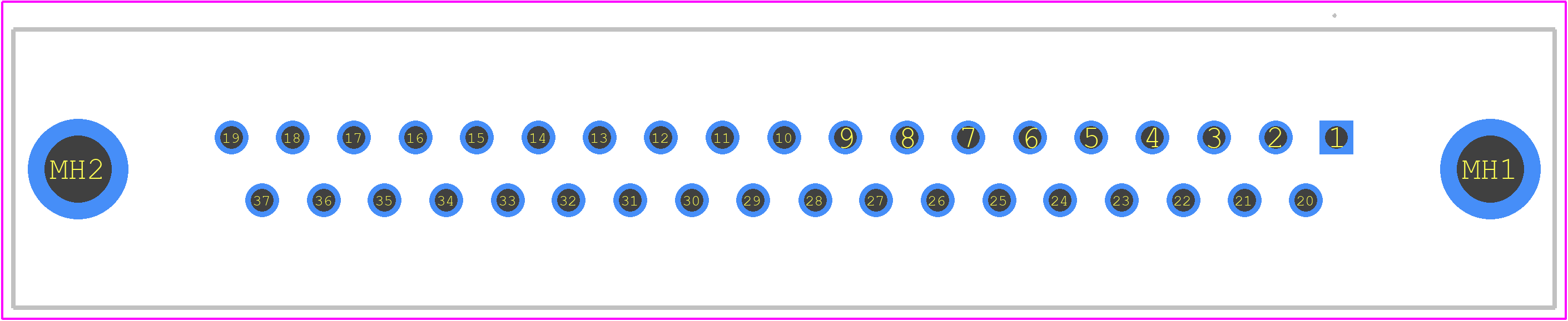 09644127215 - HARTING PCB footprint - Other - Other - 09644127215-1