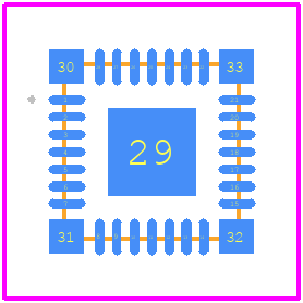 PIC32MM0128GPM028-I/M6 - Microchip PCB footprint - Other - Other - PIC32MM0128GPM028-I/M6-2
