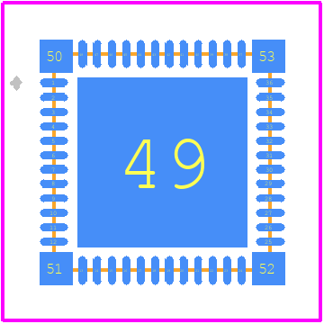 PIC32MM0128GPM048-I/M4 - Microchip PCB footprint - Other - Other - PIC32MM0128GPM048-I/M4-4