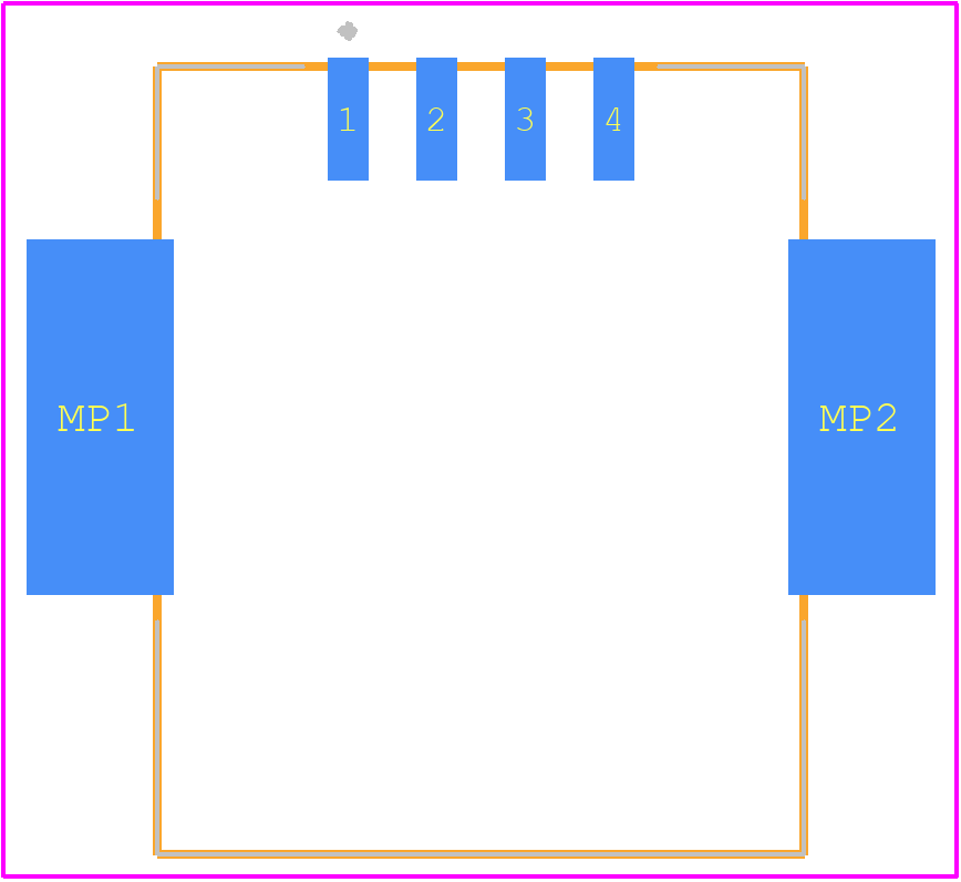 34912-9042 - Molex PCB footprint - Other - Other - 34912-9042-3