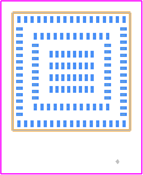 LBWA1UZ1GC-901 - Murata Electronics PCB footprint - Other - Other - LBWA1UZ1GC-901-6