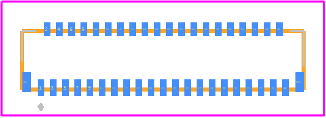 FH26W-41S-0.3SHW(98) - Hirose PCB footprint - Other - Other - FH26W-41S-0.3SHW(98)-1