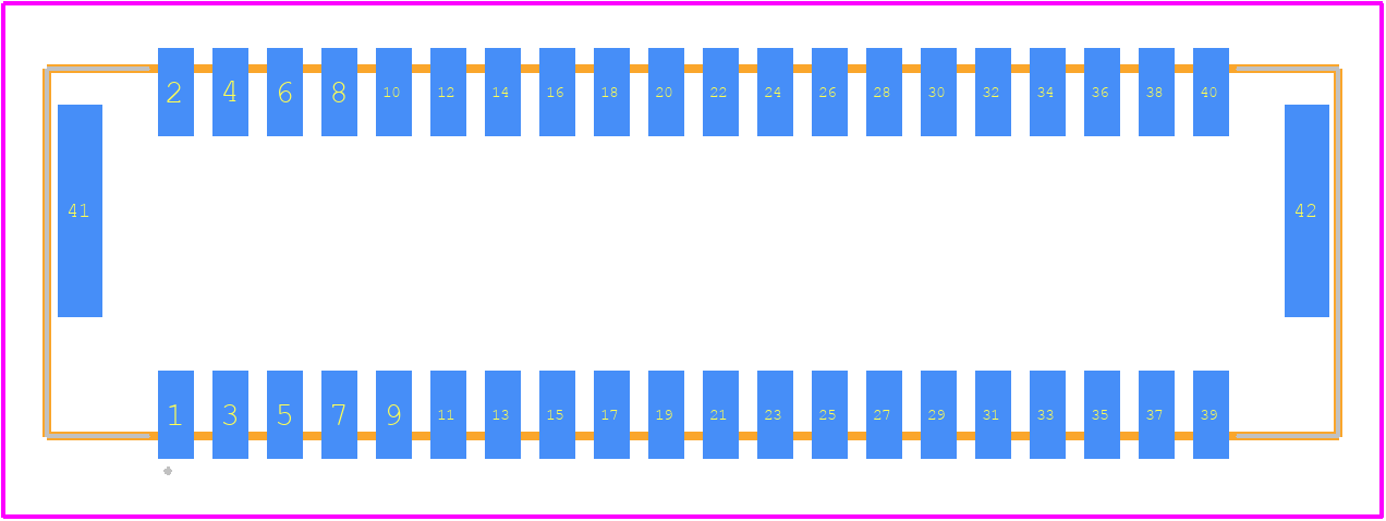 505448-4071 - Molex PCB footprint - Other - Other - 505448-4071-2