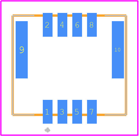505448-0871 - Molex PCB footprint - Other - Other - 505448-0871