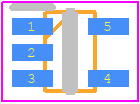 DIO3581SC5 - DIOO Microcircuits PCB footprint - SOT23 (5-Pin) - SOT23 (5-Pin) - SOT23-5/SC70-5