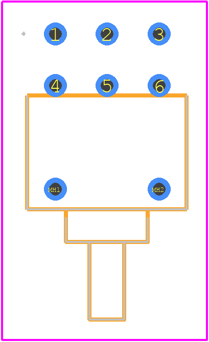 G22AH - NKK Switches PCB footprint - Other - Other - G22AH-1