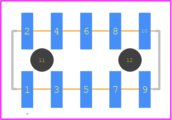 M20-8750542 - Harwin PCB footprint - Other - Other - M20-8750542-2