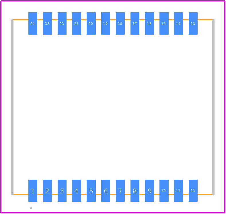 HX6062FNL - Yageo Group PCB footprint - Other - Other - HX6062FNL-5