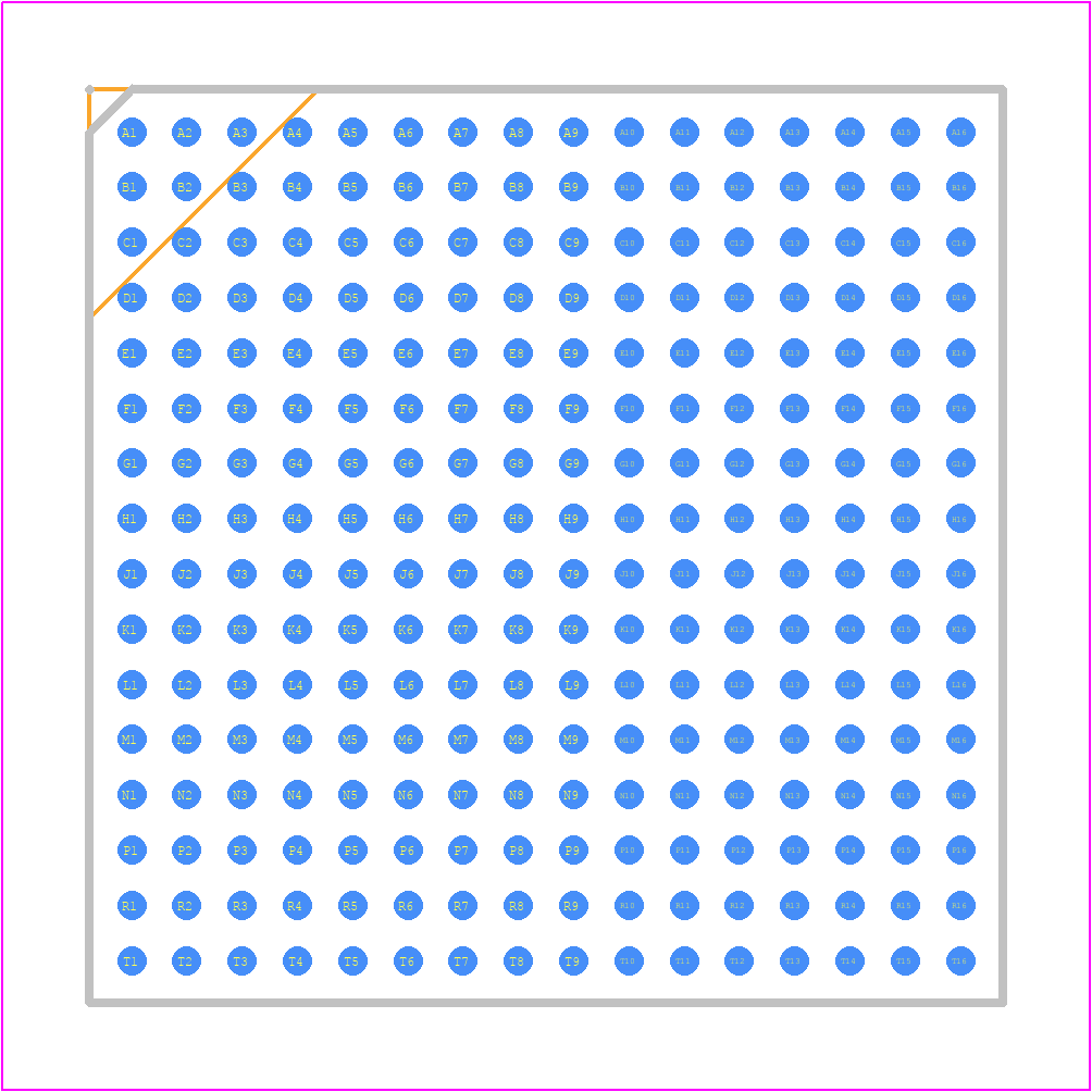 OSD335x-SM - Octavo Systems PCB footprint - BGA - BGA - 256 ball, Ball Grid Array (BGA)