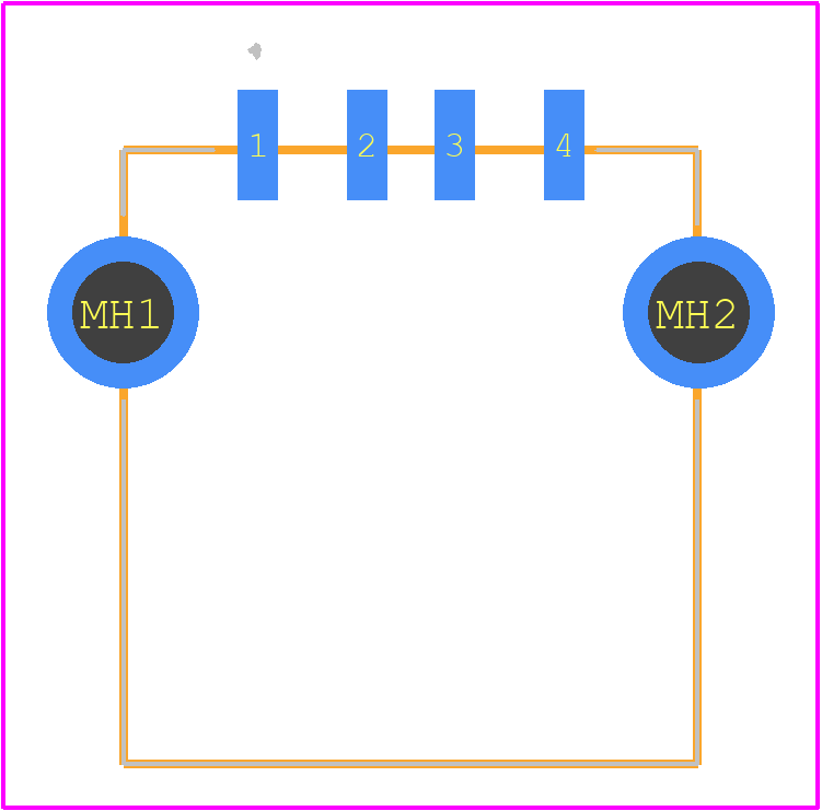 KUSBX-SMT-AS1N-B - Kycon PCB footprint - Other - Other - KUSBX-SMT-AS1N-B-1
