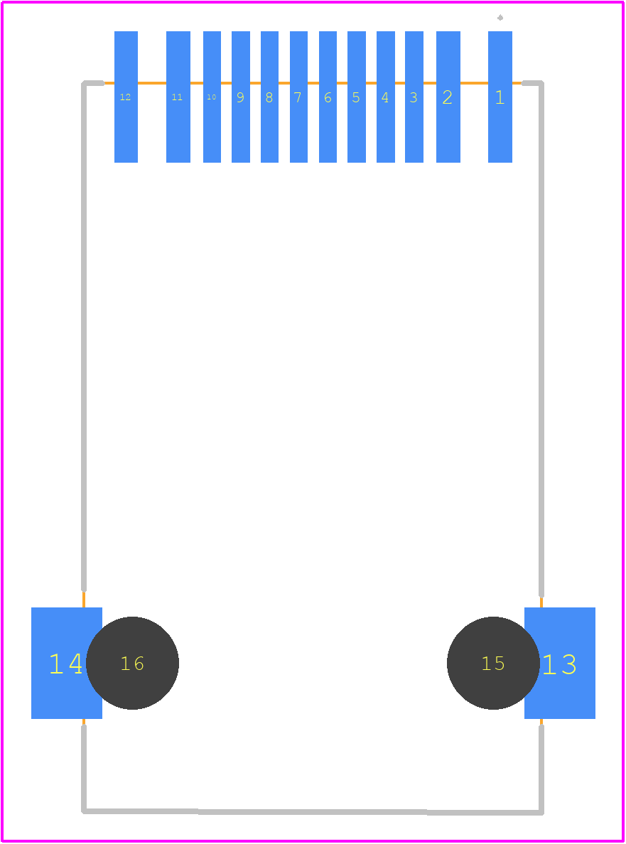 ARJE-1034 - ABRACON PCB footprint - Other - Other - ARJE-1034-1