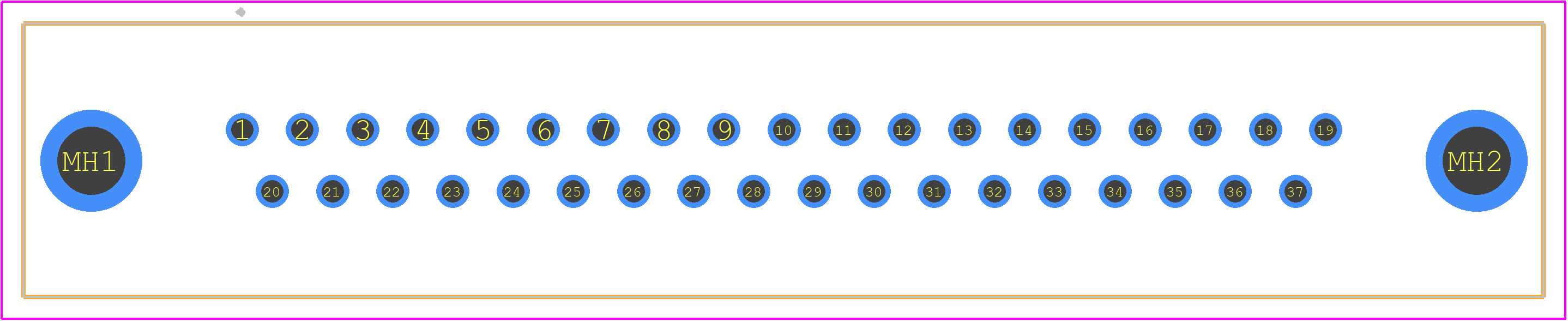 09654217702 - HARTING PCB footprint - Other - Other - 09654217702-1