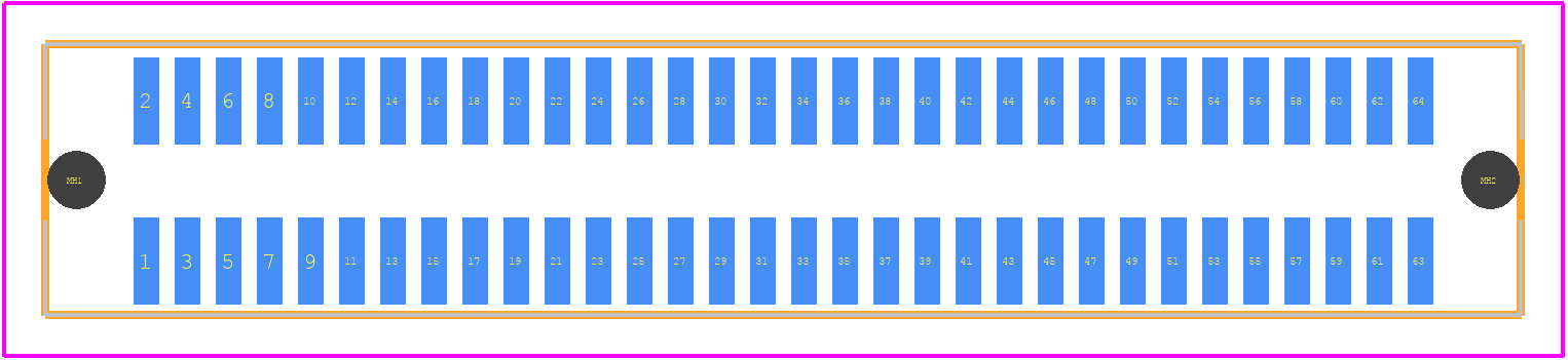 0714390164 - Molex PCB footprint - Other - Other - 0714390164-2