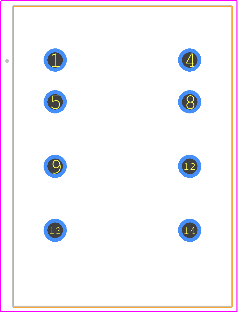 94.12SMA - FINDER PCB footprint - Other - Other - 94.12SMA-3