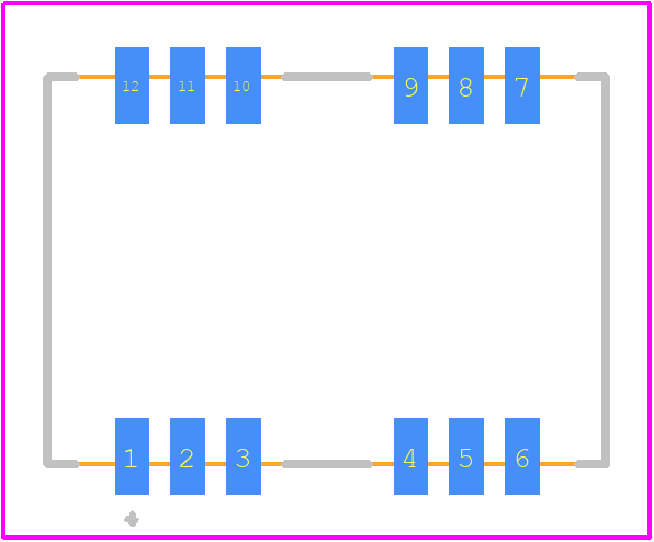 HX0068ANL - Yageo Group PCB footprint - Other - Other - HX0068ANL-1