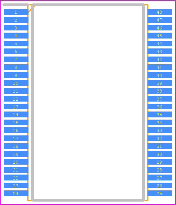 RHF1201KSO1 - STMicroelectronics PCB footprint - Small Outline Packages - Small Outline Packages - SO48_2025