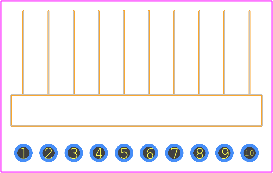 0022057108 - Molex PCB footprint - Other - Other - 0022057108-5