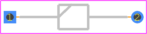 1S1588 - onsemi PCB footprint - Diodes, Axial Diameter Horizontal Mounting - Diodes, Axial Diameter Horizontal Mounting - MHD