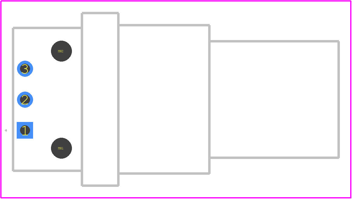 D369-B33-NP4 - TE Connectivity PCB footprint - Other - Other - D369-B33-NP4-5