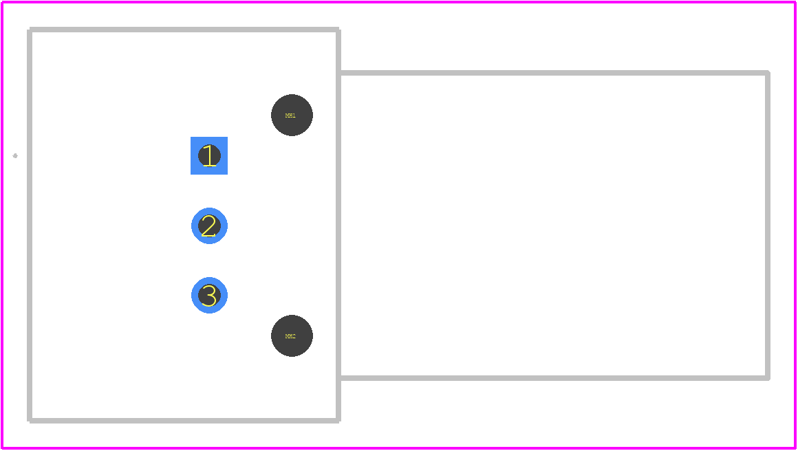 D369-B33-NS4 - TE Connectivity PCB footprint - Other - Other - D369-B33-NS4-1