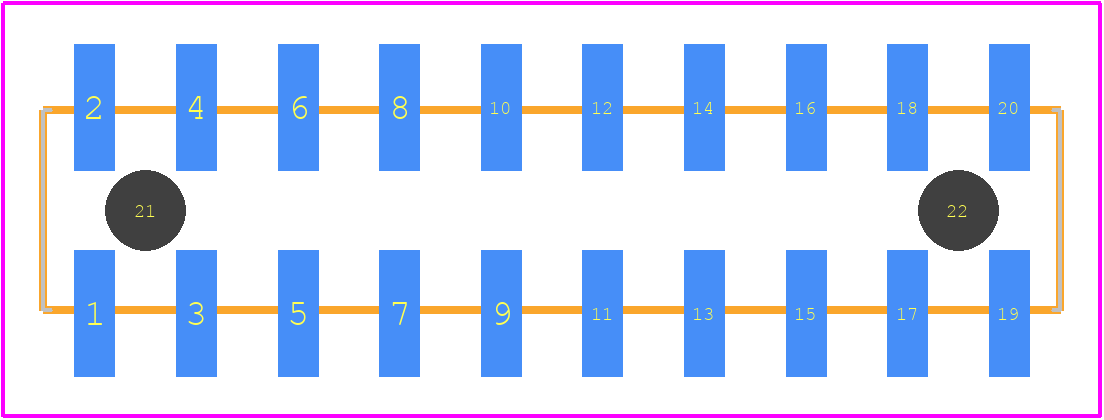 M20-8751042 - Harwin PCB footprint - Other - Other - M20-8751042X